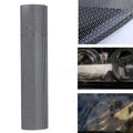 Perforated automotive colour changing film sheet measuring 30cm by 106cm with mesh design