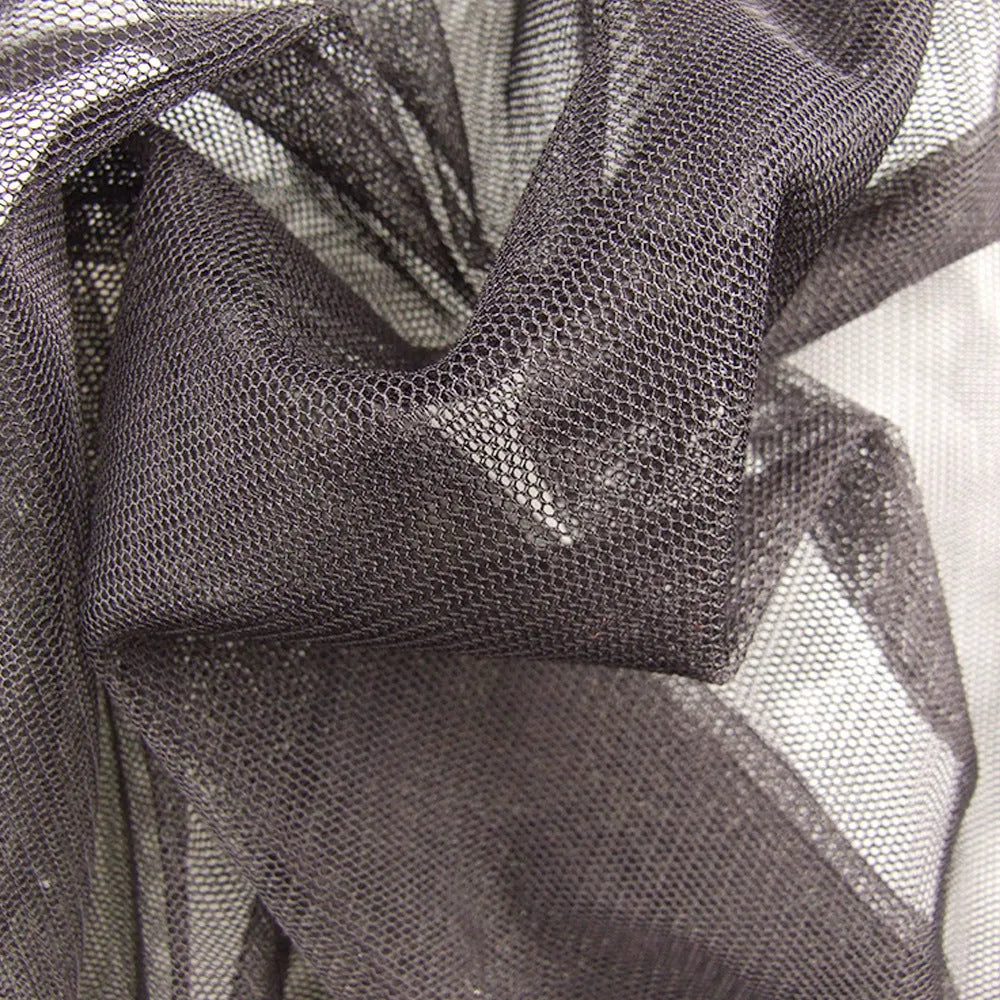 Four-piece anti mosquito suit set showing hooded top, trousers, and protective booties in mesh fabric