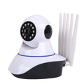 White wireless dome security camera with 3.6mm lens for HD indoor outdoor monitoring