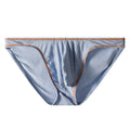 Men's modal hip lift underwear in knitted ice silk fabric showing colour options