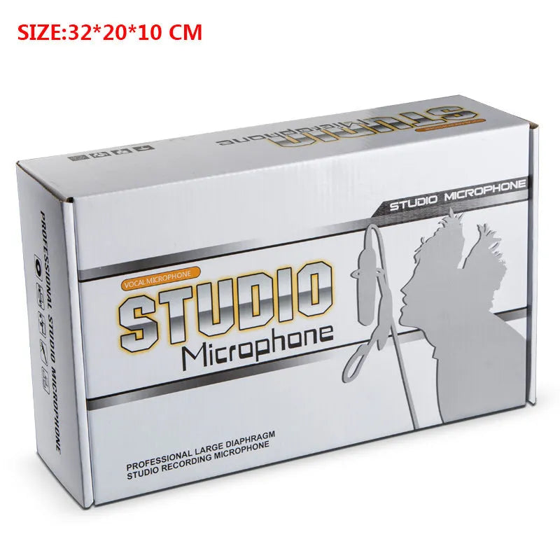 Professional retro condenser microphone in FG2 colour for wireless K song and conference recording