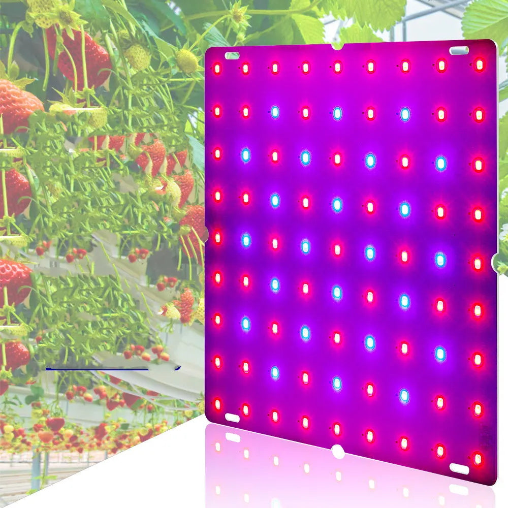 D-section aluminum LED plant growing light with hook for indoor vegetables and fruits.