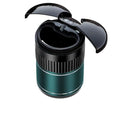 Metal smart car ashtray with infrared sensor and touch controls