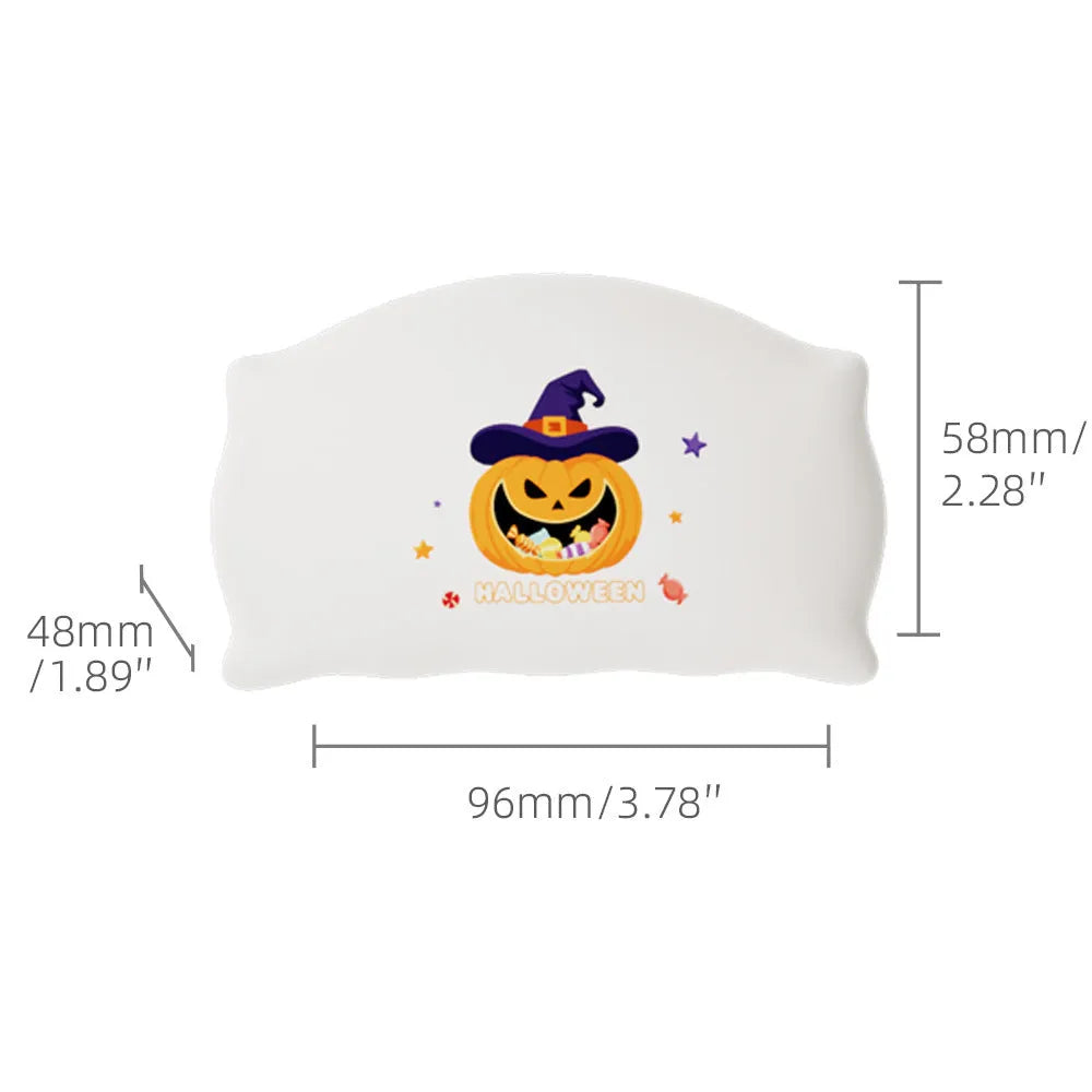 Cartoon Halloween doll table lamp in Magic Ghost or Pumpkin Ghost colour, showing USB Type-C port.