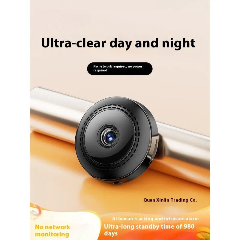Wireless WiFi security camera with 360-degree panoramic coverage and HD night vision capability
