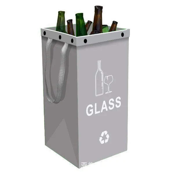 40-litre blue household plastic bin with waterproof construction for indoor waste classification