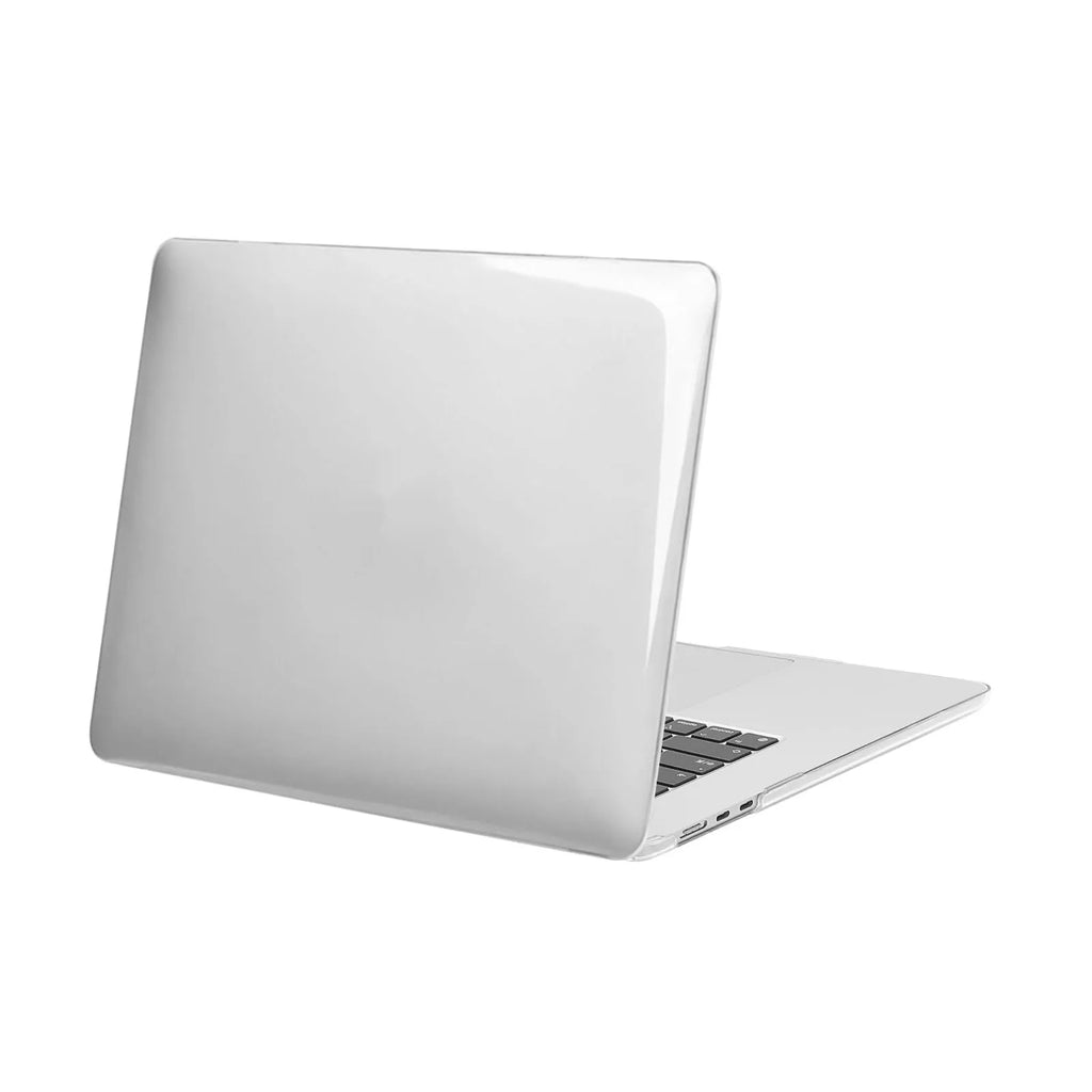 Transparent MacBook protective shell case compatible with Air and Pro notebooks