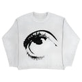Men's organic cotton V-neck pullover sweater in street hipster style.