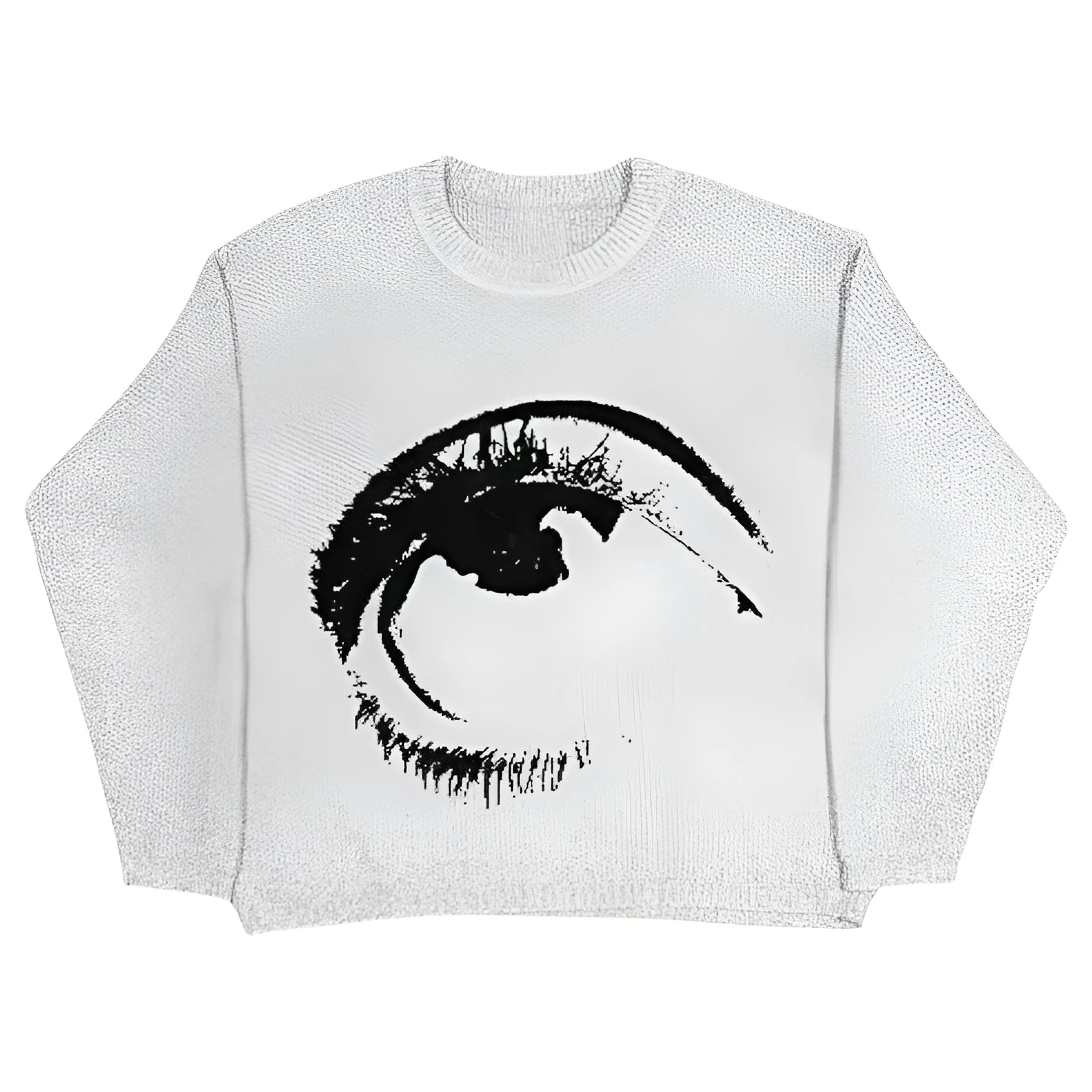 Men's organic cotton V-neck pullover sweater in street hipster style.