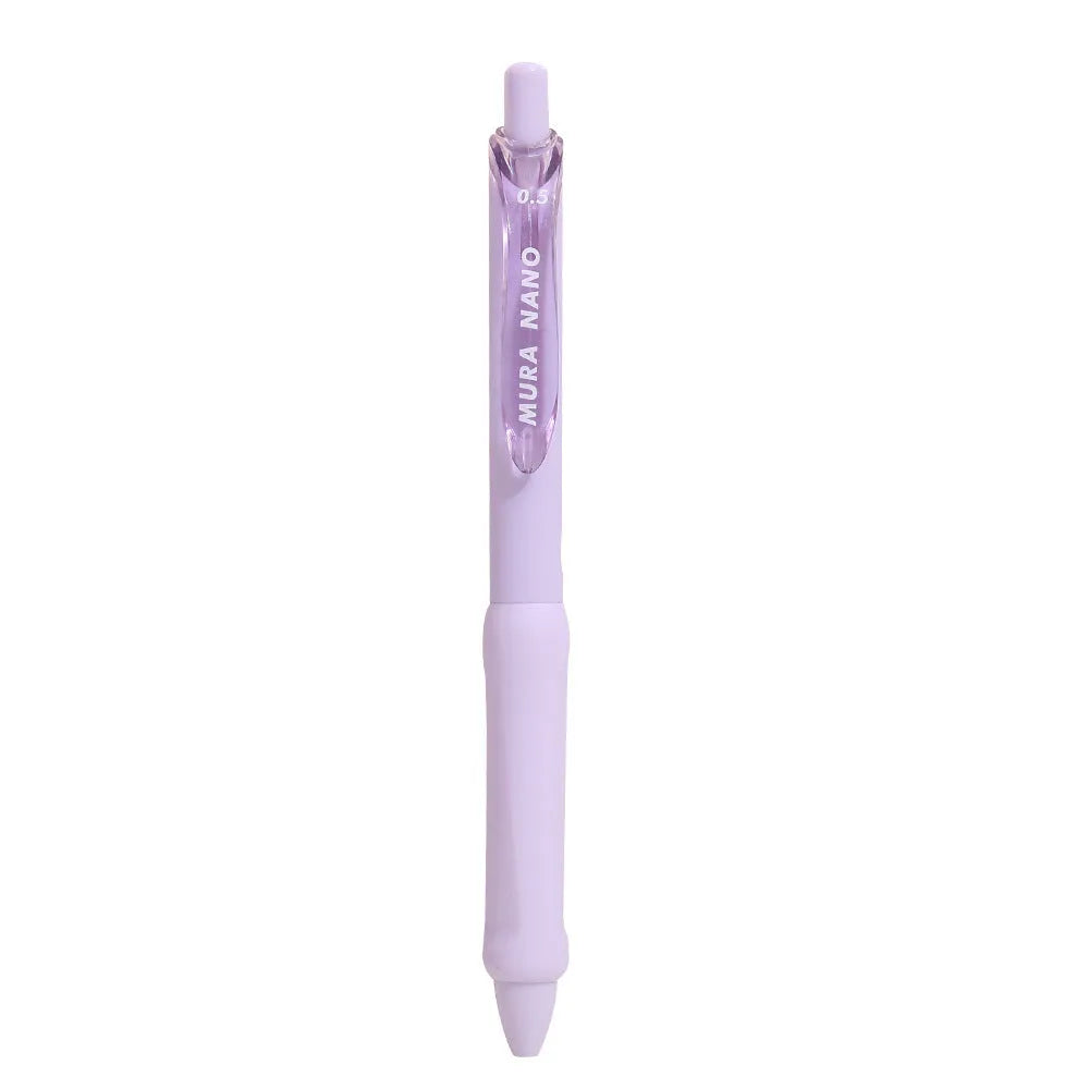 Macaron colour press gel pen with 0.5mm tip in three colour options for student writing