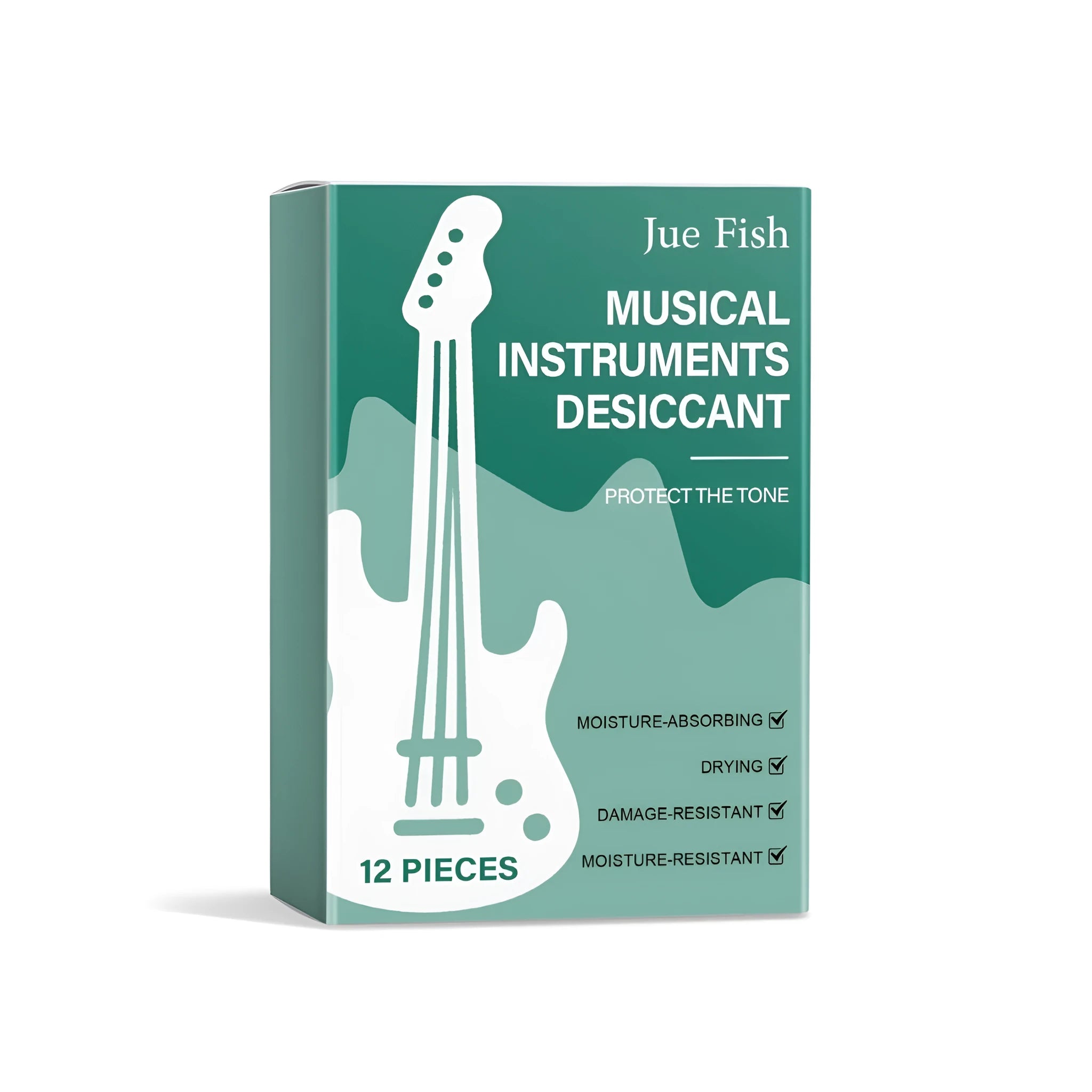 Calcium chloride desiccant pack for musical instrument cases to control humidity.