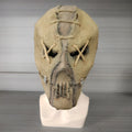 Latex Halloween mask designed as a scar skull horror head cover