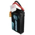 7.4V 1200mAh lithium battery for RC models measuring 15x36x70mm