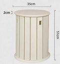 Iron stackable round dining stool in modern simple style available in four colour options