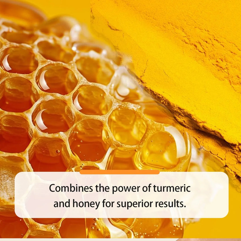 30ml bottle of Turmeric Honey Essential Oil with neutral packaging for facial beauty use