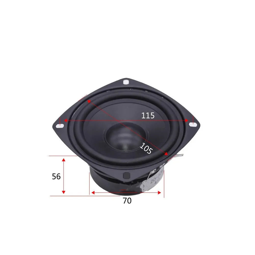 4-inch bass coaxial car horn speaker for vehicle audio system modifications