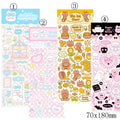 Colourful PVC waterproof cartoon stickers for notebook and planner decoration