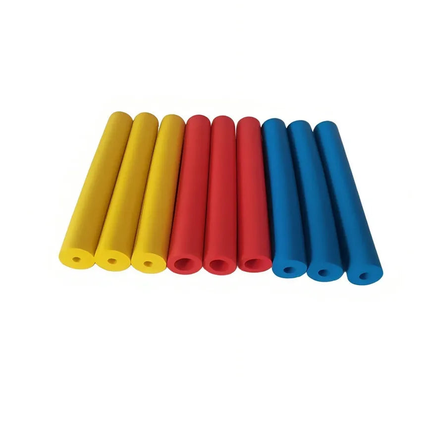 Rubber auxiliary grip hose for tableware pen tools showing 10mm and 18mm inner diameter options