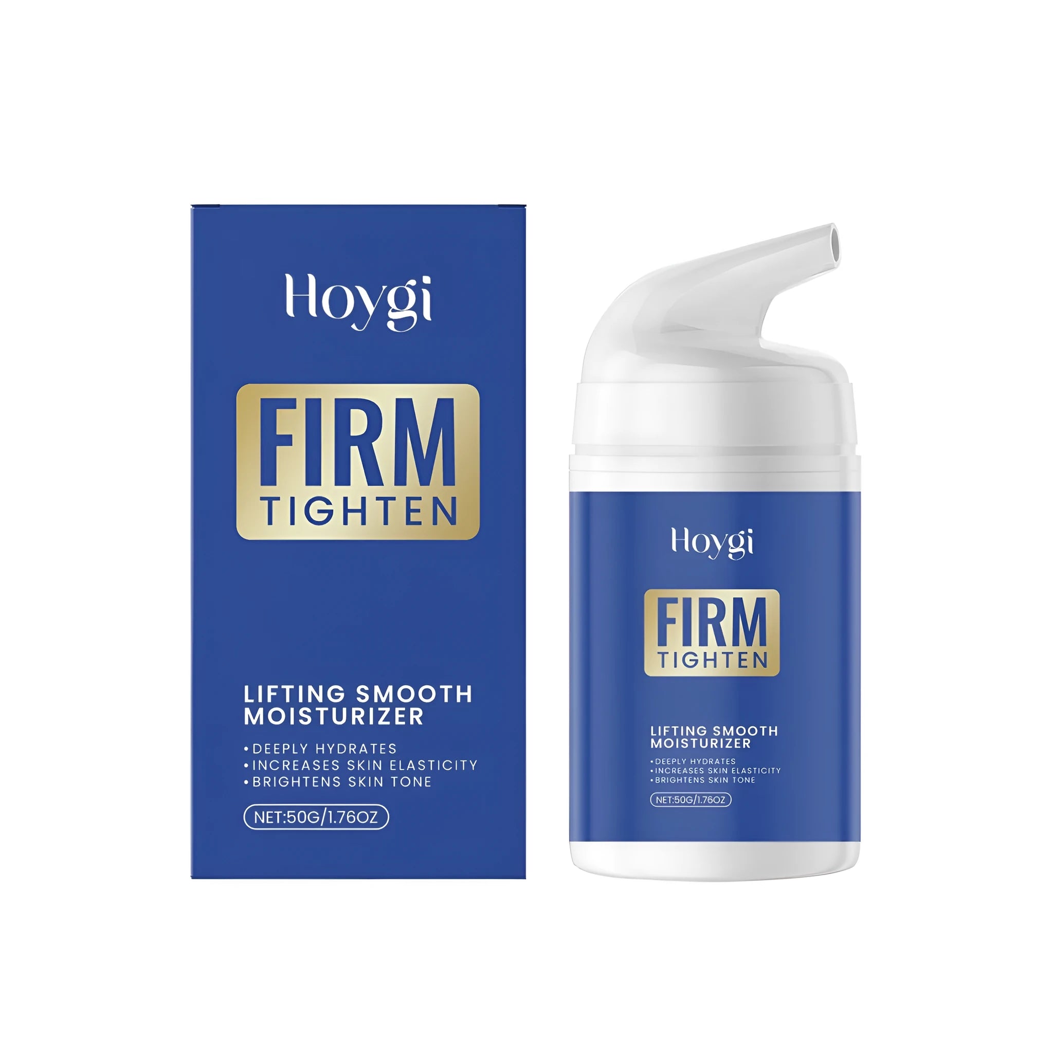 50g lifting moisturiser cream jar with hyaluronic acid and shea butter