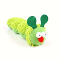 Green interactive plush cat toy pillow with rechargeable electronic sports cat mechanism