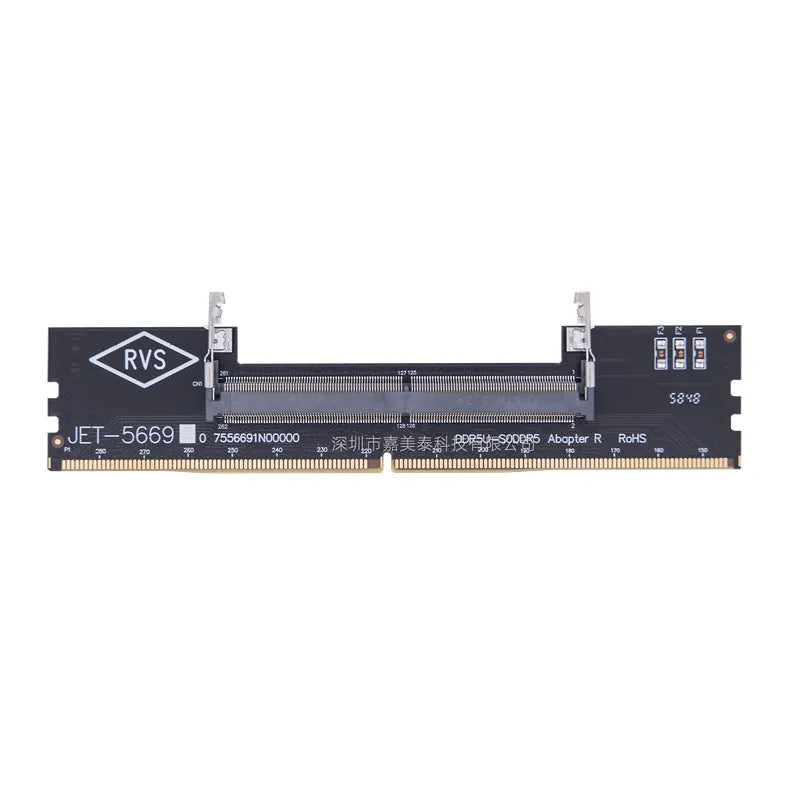 DDR4 laptop to desktop memory adapter card with anti-static bag and included memory stick
