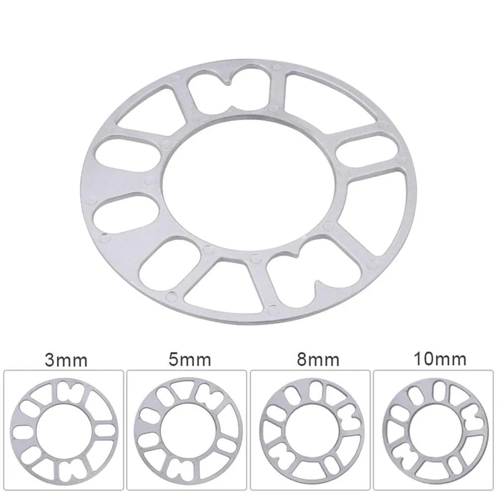 Aluminium automobile wheel hub widening gasket or ET spacer in various thicknesses