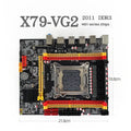 X79-VG2 desktop motherboard with LGA 2011 CPU socket and DDR3 memory slots