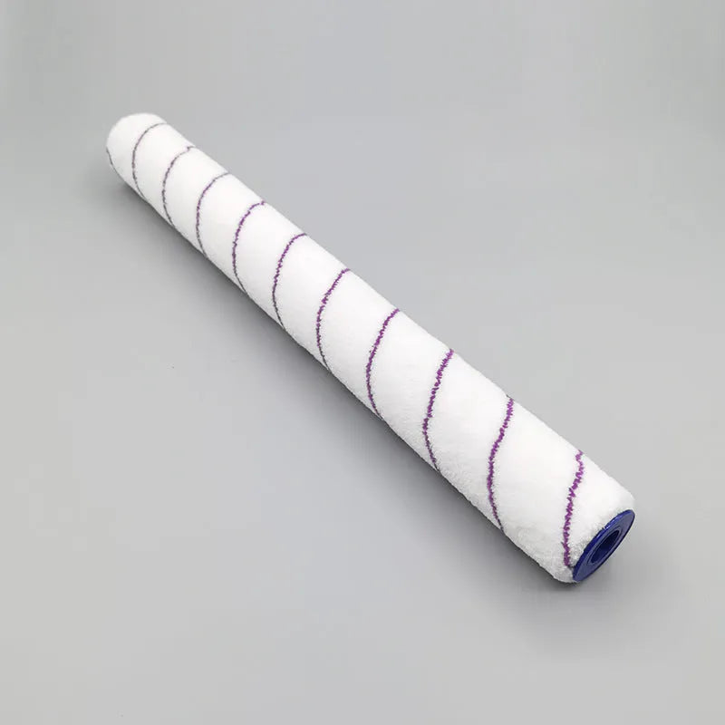 18-inch paint roller set with three brush head types and extendable handle for wall painting