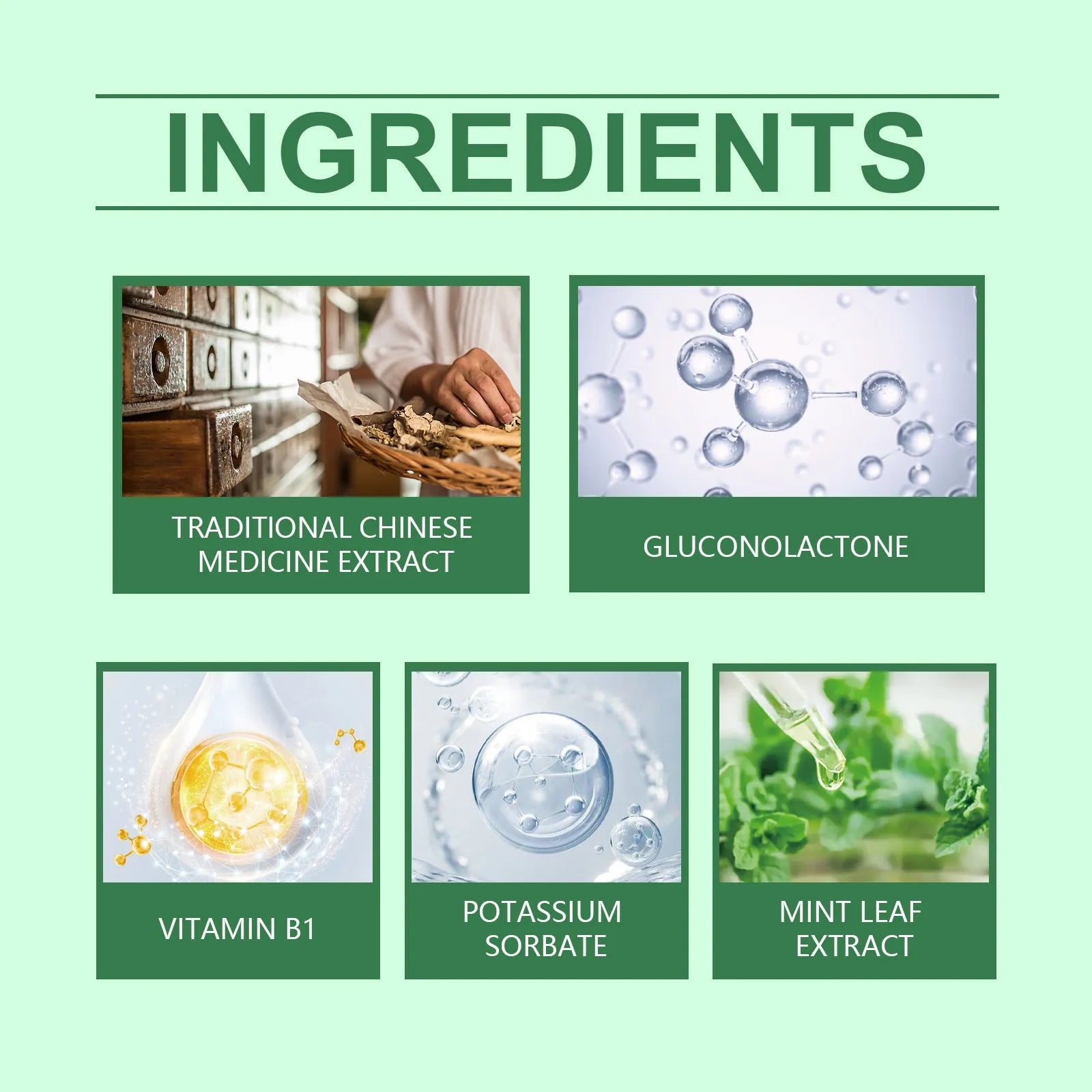 Googeer Sea Moss Liquid Drops 60ml body treatment bottle with traditional Chinese medicine extract formula