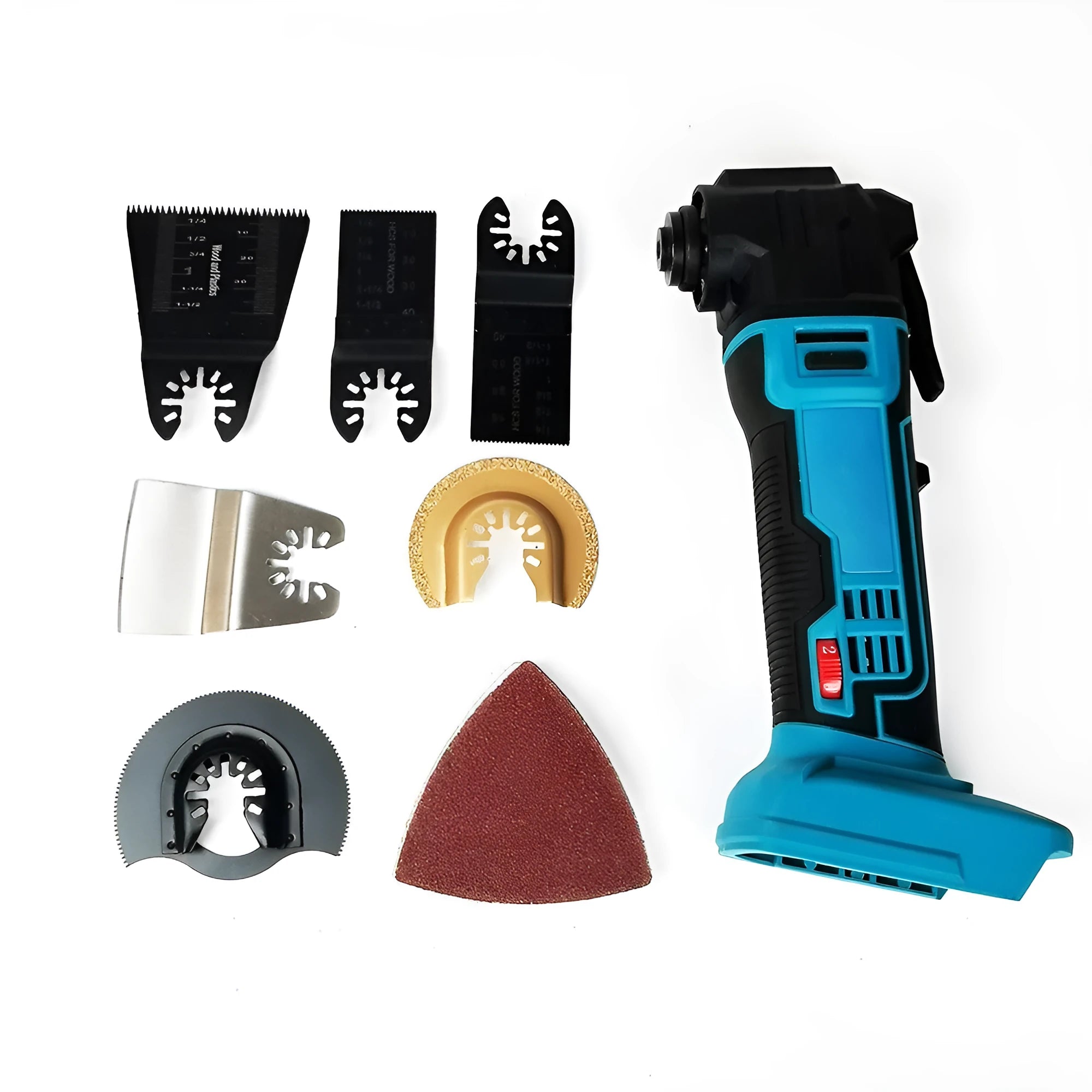 Rechargeable brushless cordless trimming machine in plastic storage box with dual charger