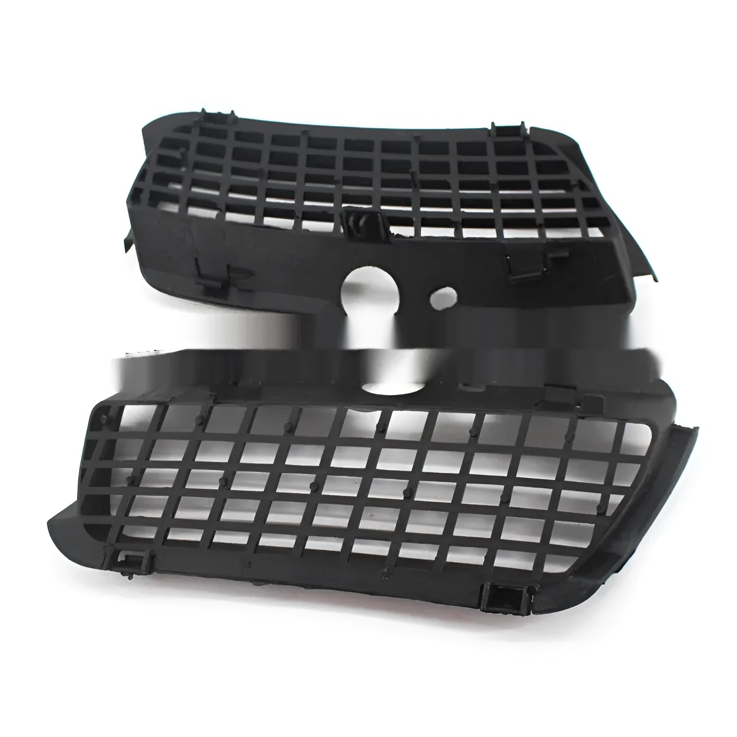 Black ABS plastic left and right fog lamp cover set for Volkswagen Golf 3 front bumper lower grille.