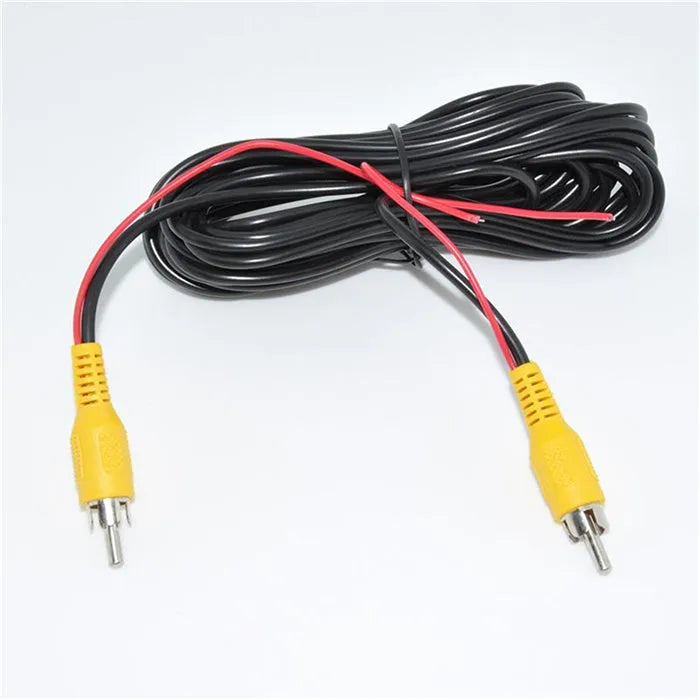 Black waterproof reversing camera with 170-degree viewing angle for car rear view