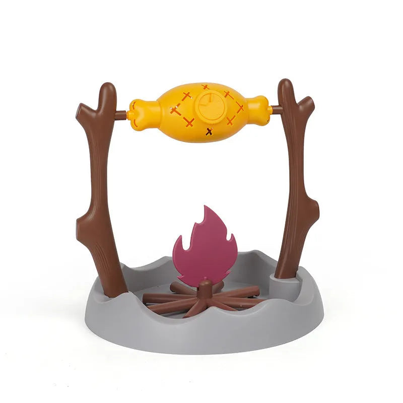 Tumbling cat food feeder toy with treats inside, showing 30cm dimensions
