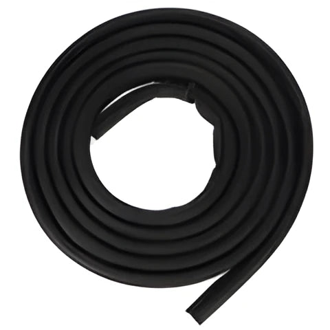 Black rubber sliding door seal for Toyota Hiace High Roof 2005 model, 5 metre length