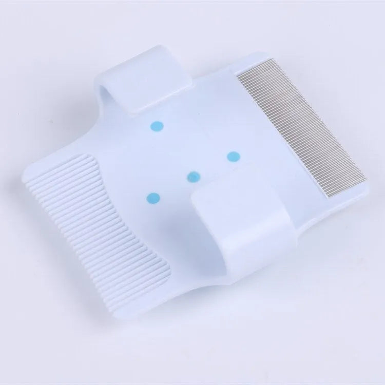Multifunctional pet grooming tool with four comb heads for dog grooming and hair removal