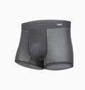 Lightweight seamless antibacterial sports underwear in black, blue, green, and silver colours.