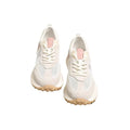 Women's low-top retro sneaker in grey with round toe, rubber sole, and shallow-cut design under 7cm.