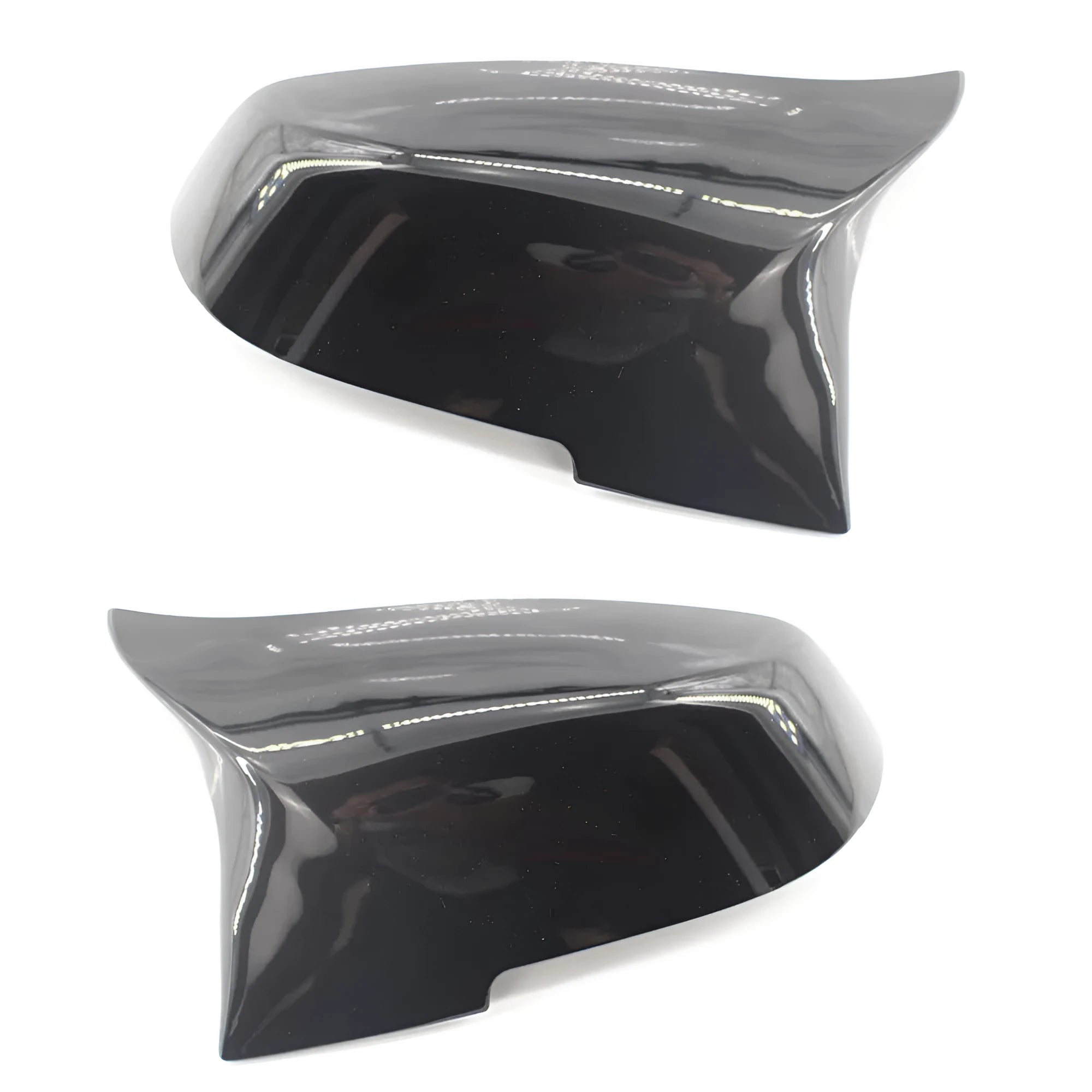 Paint bright black modified horn rear-view mirror shell for BMW 3 Series and 4 Series models.