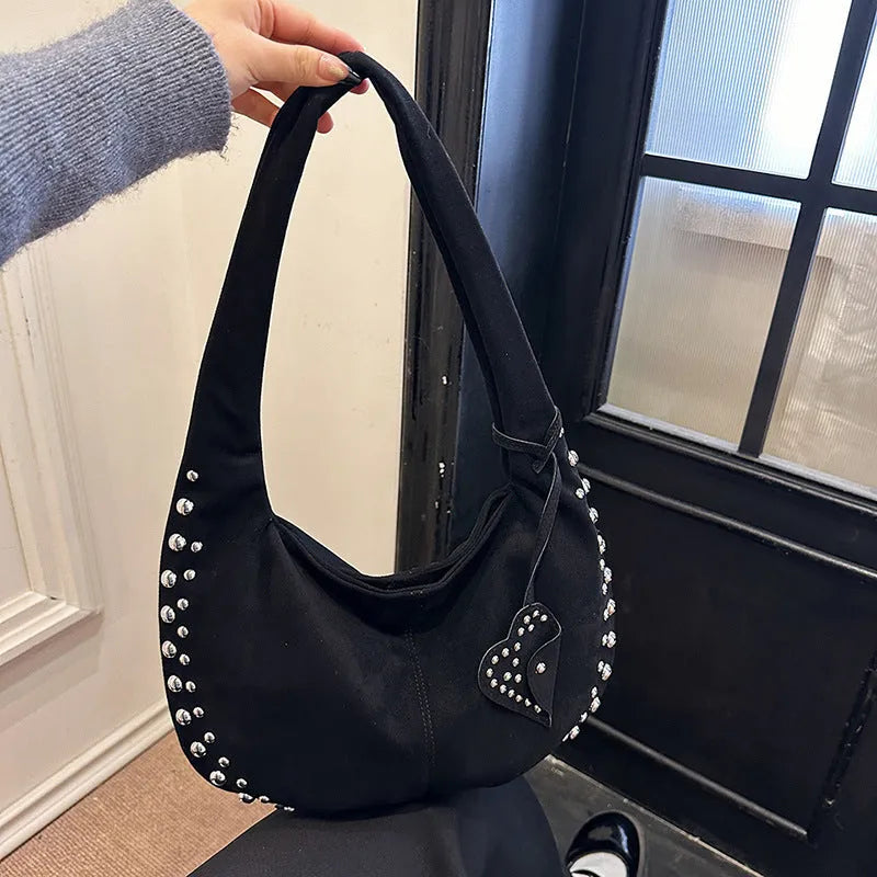 Soft plush strapless tote handbag in European and American retro style showing colour options