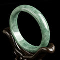 Natural emerald bean green bracelet for women with certificate and gift box