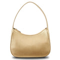Retro style waterproof shoulder bag in apricot colour with adjustable strap