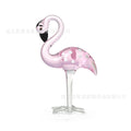 Pink crystal flamingo decorative ornament with modern style for home and gift use