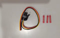 Ford F6TZ-9F838-A oxygen sensor with connecting cable for F4 and F6 vehicle models.