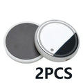 Colourful LED light-up coaster for car cup holder showing seven changeable colours and USB cable.