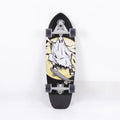 White 31-inch maple wood street scooter skateboard deck