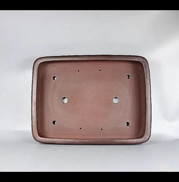 Handmade antique rectangular purple clay flower pot measuring 60x44cm