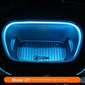 Tesla Model 3 and Y front console ambience light modification kit with soft silicone light bar