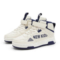 Children's street outdoor sneakers in PU with rubber sole and buckle closure in beige green colour
