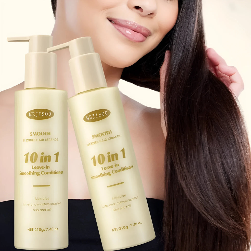 Wash-free soft hair conditioner bottle, 210g net content, for ladies moisturising treatment.