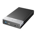 USB 3.0 external hard drive enclosure for 3.5 inch SATA disks with sliding cover